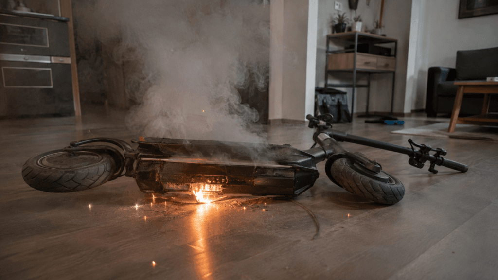 Départ de feu Batterie