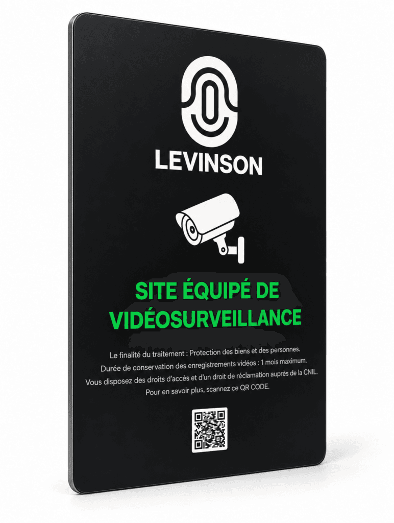 Panneau dissuasif vidéosurveillance